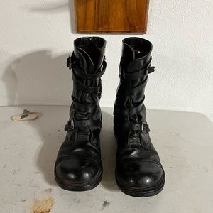 Vintage paratrooper military boots, size 9 1/2